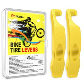 cyctravel Tyre Levers, 2 Piece Set Super Strong Tyre Levers for Bicycles does not Damage the Wheel Hub, Non-slip and Labor-Saving, Suitable for Mountain Bikes and Road Bikes Bike Tyre Levers