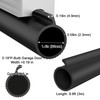 Taaizau Garage Door Bottom 0.19" P-Bulb Seal Strip, Replacement Rubber