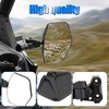 AUPOWER Adjustable Side Mirrors for Can Am Defender 2016-2025 Accessories,
