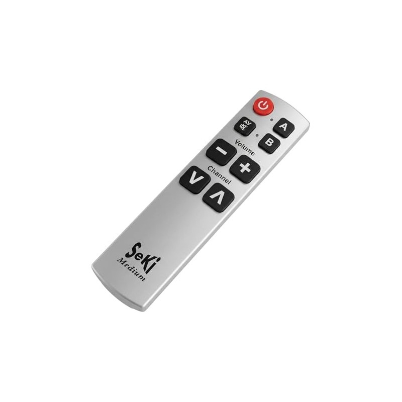Seki Medium Learning Universal TV Remote Silver