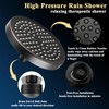 High Pressure Rainfall Shower Head, 6'' Luxury Showerhead with Anti-Clog