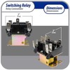 Appli Parts APSWR-340 90-340,24 VAC Coil, General Purpose Switching Relay,DPDT,