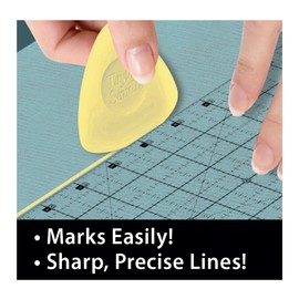 Taylor Seville Ultra Premium Tailors Chalk with Sharpening Carry Case - YELLOW