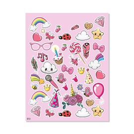 Pick2Drop Kids Sticker Sheets Sticker Pad Kids Children Activity Packs Arts & Crafts Projects Gift of Festival Reward Birthday Party Favor (Unicorn Party)