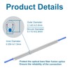 1000Pcs Bare Fiber Optical Heat shrinkable Sleeves 60mm Tube for