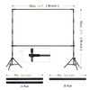 DUYIKJ Backdrop Banner Stand,8 x 8 Ft Heavy Duty Adjustable