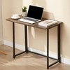 VECELO Folding Desk 31.5 Inch Writing Desk Home Office Sturdy