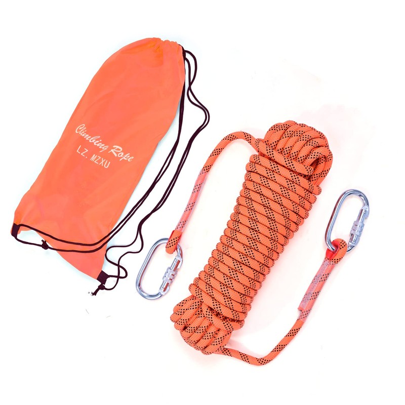 LZ.MZXU Climbing Rope, 12mm Static Climbing Ropes, 32FT(10M) 65FT(20M) 100FT(30M)