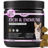 POPPAW Dog Allergy Relief Chews, Itch Relief for Dogs –
