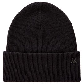 United Colors of Benetton Boys Beanie Hat, black