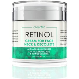 Retinol Cream for Face Moisturizer for Women Men Anti Aging Face Wrinkle Cream Retinol Facial Eye Cream Reduces wrinkles Fine Lines Day Night Facial  