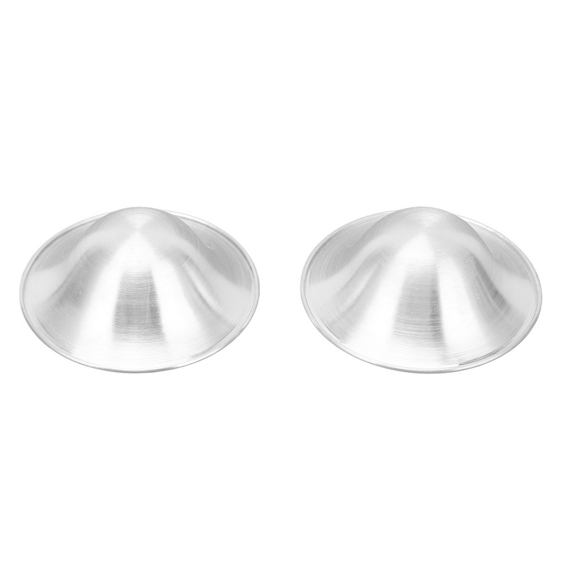 Silver Nursing Cups for Nursing Newborn Breastfeeding Essentials Skin Soothing