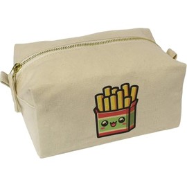 'Cute Kawaii French Fries' Canvas Wash Bag/Makeup Case (CS00039460)