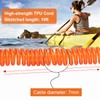 Surfboard Waist Leash 7mm Thick 10ft Coiled Surf Board Leash
