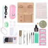 Silicone False Face Set Grafting Eyelash 3 In 1 Professional