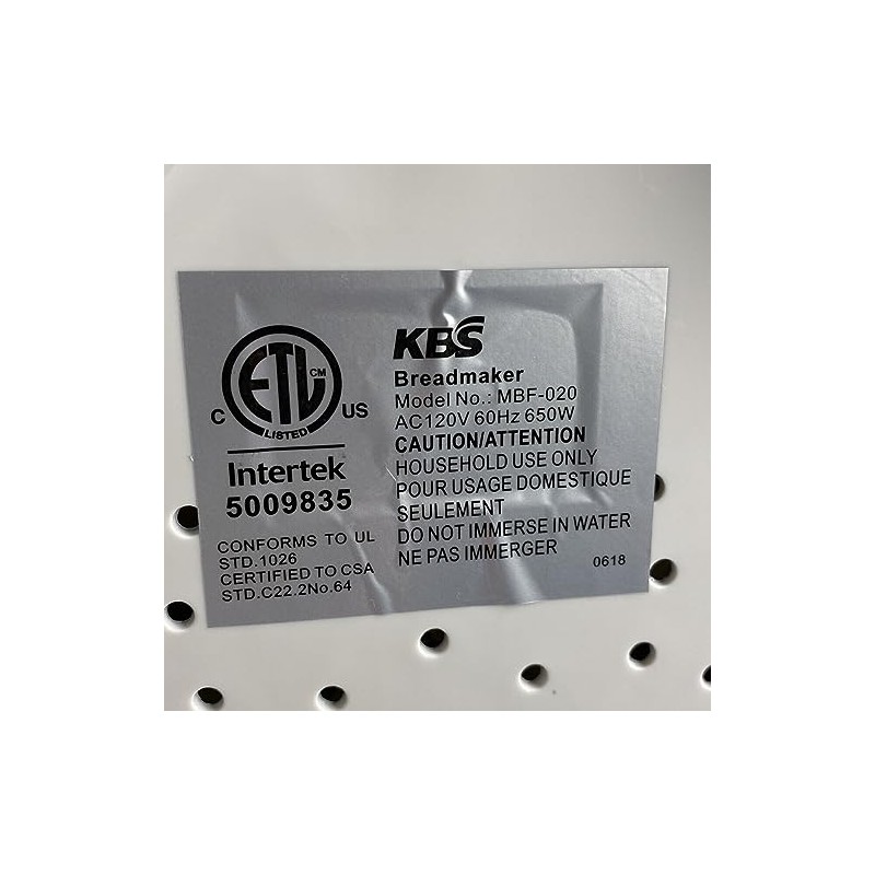 Paddle fits KBS Bread Maker Model MBF-020 only. Color of