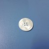 100 Pieces Genuine Mother of Pearl Buttons 4 Holes White