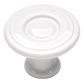 Hickory Hardware P144-W 2-3/16-Inch by 1-Inch Surface Self-Closing Hinge, White