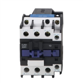 NOVOCE Contactor Contactors CJX2-3201 32A NC 3- Phase DIN Rail Mount Electrical Power Contact 2 4V 36V 110V 220V 380V Industrial Electrics (Color : Ac36v)