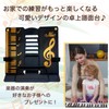 [Cute Music Note Design] Tabletop Music Stand, Lightweight, Compact, Foldable,