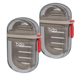 Travel Soap Case Soap Box Waterproof and Leakproof, Strong Sealing Soap case with Lid for Travel, Bathroom, Camp, Outdoor