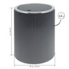 bremermann Gavello Cosmetic Bin with Swing Lid // Bathroom Bin