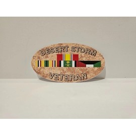 L1G Desert Storm Veteran Decal/Sticker Flag Car Truck Army Marines Air Force Navy