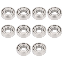 10Pcs Miniature Bearing High Speed Rolling Stainless Steel Mechanical Parts S6203ZZ 40x17x12mm