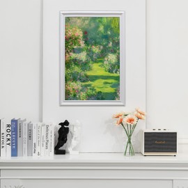 Taaizau Peel and Stick Upgrade Chair Rail Molding Trim, Flexible Self-Adhesive Paintable White TPE Decorative Strips for Bedroom, Living Room, Kitchen (1.3 in x 16.4 ft)