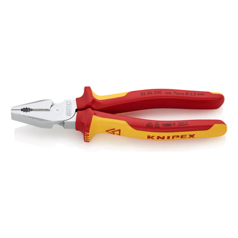 Pinza Aislada Univ. De Alta Palanca 8'' Knipex 02 06