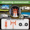 RVPNR RV Wheel Chock Stabilizer, Camper x chocks Travel Trailer,