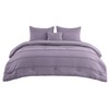 Bedsure Purple King Size Comforter Set - 4 Pieces Pinch