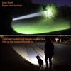 GEPROSMA Multi Functions Rechargeable Flashlight High Lumens,Handheld Spotlight LED 6000