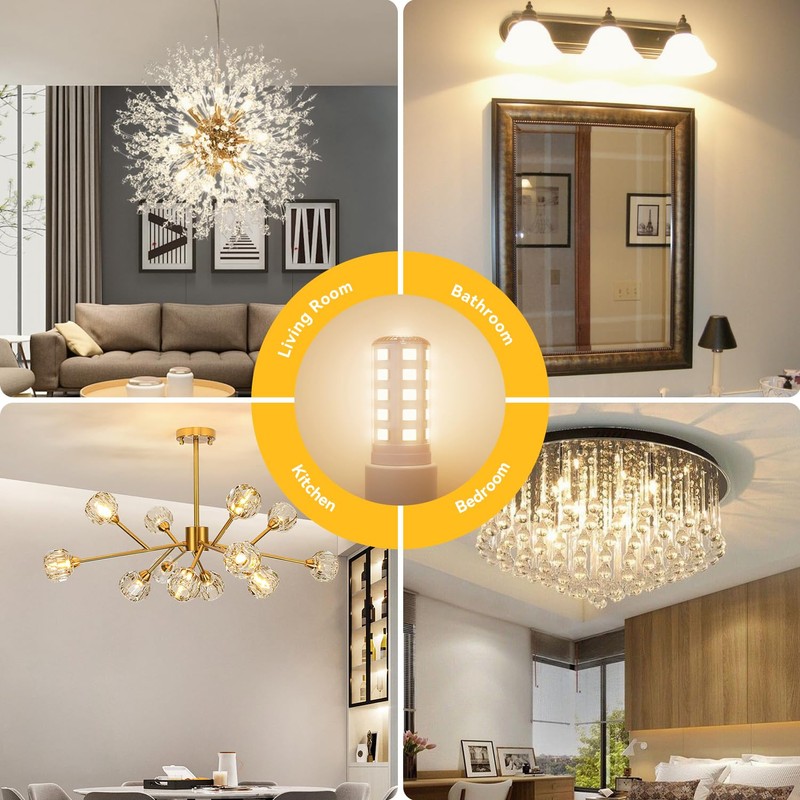 TJOY 12 Pack Dimmable G9 LED Bulb 4W Equivalent 40