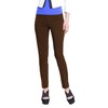 SLIM-SATION Women's Size Wide Band Pull on Ankle Pant with