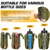 Ullnosoo Molle Water Bottle Holder, Water Bottle Pouch Attachment for
