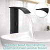 ZHIXINGKX Touchless Bathroom Sink Faucets for 1 Hole, Hands-Free Automatic