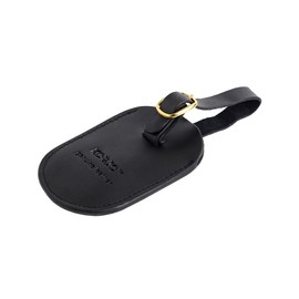 Korjo Leather Luggage Tags 2 Pack, Genuine Leather, for Travel, Includes 2 Tags