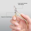 GAOY Professional Cuticle Nippers, Stainless Steel Cuticle Trimmer Nail Clippers,