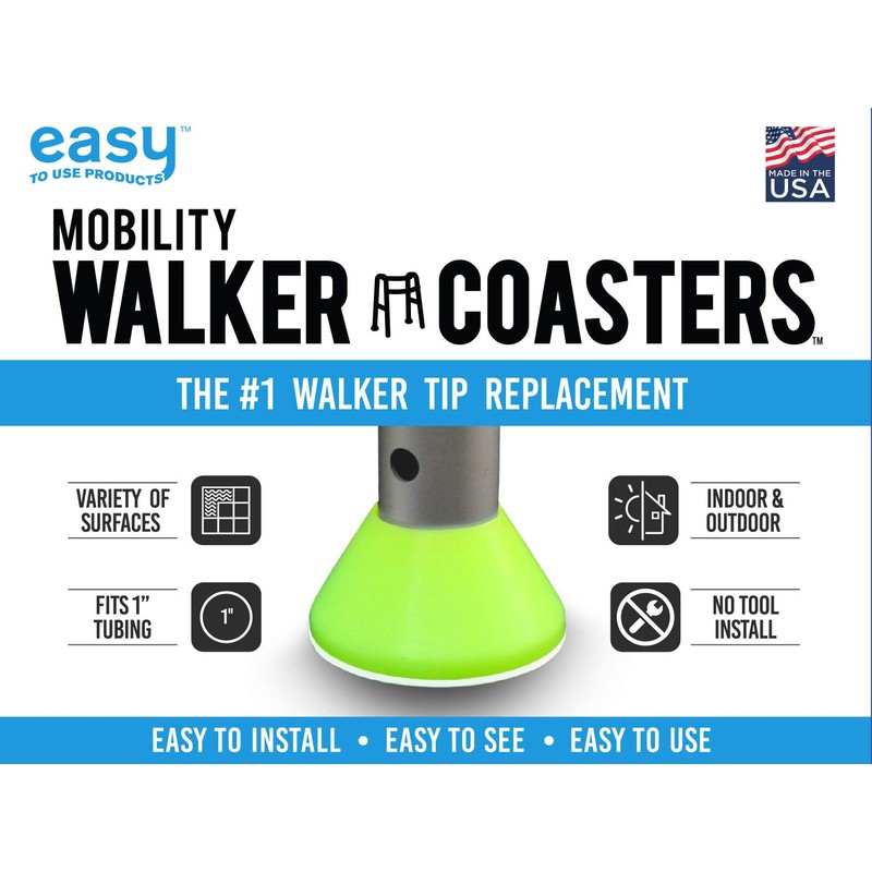 Easy To Use Products | Walker Coasters | Longer Lasting