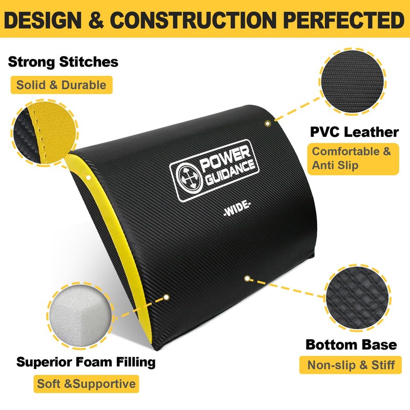 POWER GUIDANCE Ab Exercise Mat - Sit Up Pad -