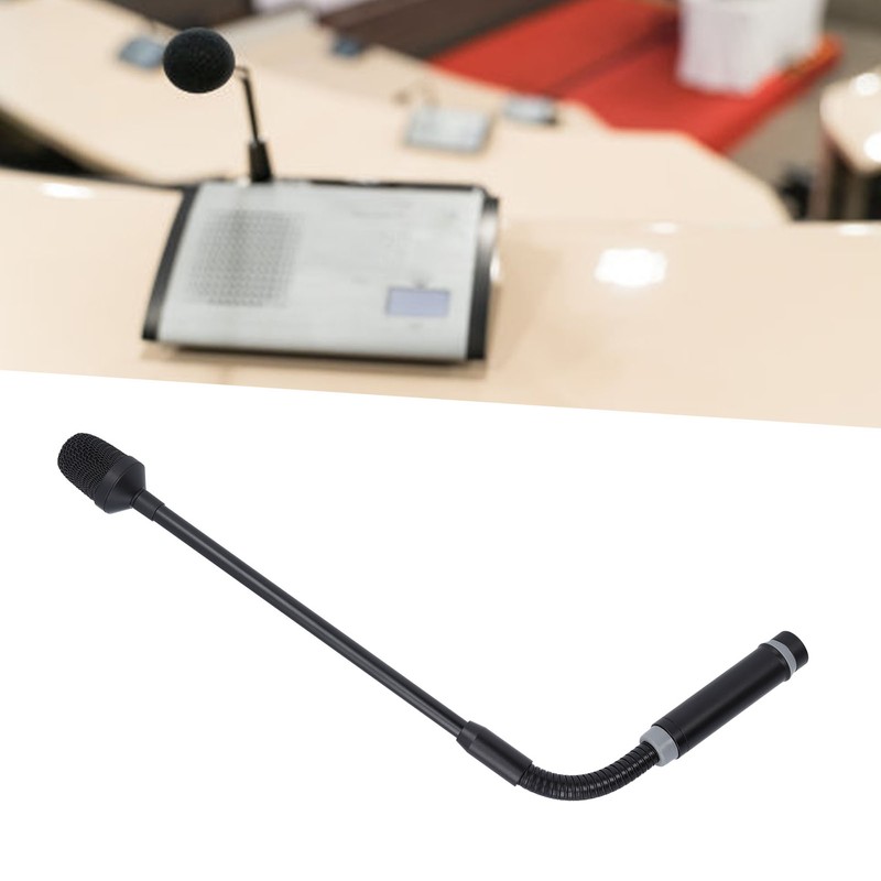 Dynamic Gooseneck Microphone 3 Pin XLR Male Adjustable Hose Professional