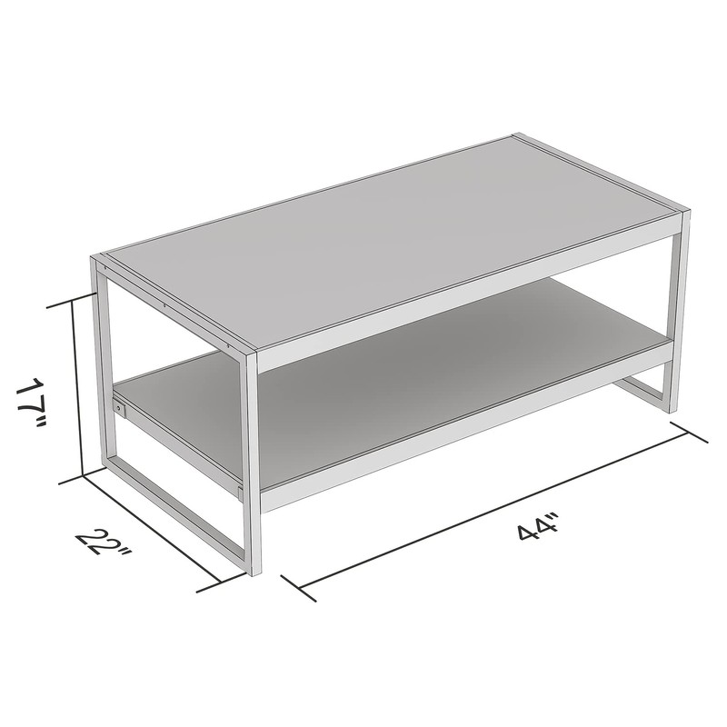 Safdie Coffee Sofa Table, 47.25" L x 23.25" W x