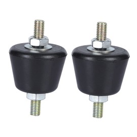 LABRIMP 2pcs Shockproof Base Pads for Air Conditioner Vibration Rubber Holder for Tile Hardwood Floors Easy Installation Space Saving Design