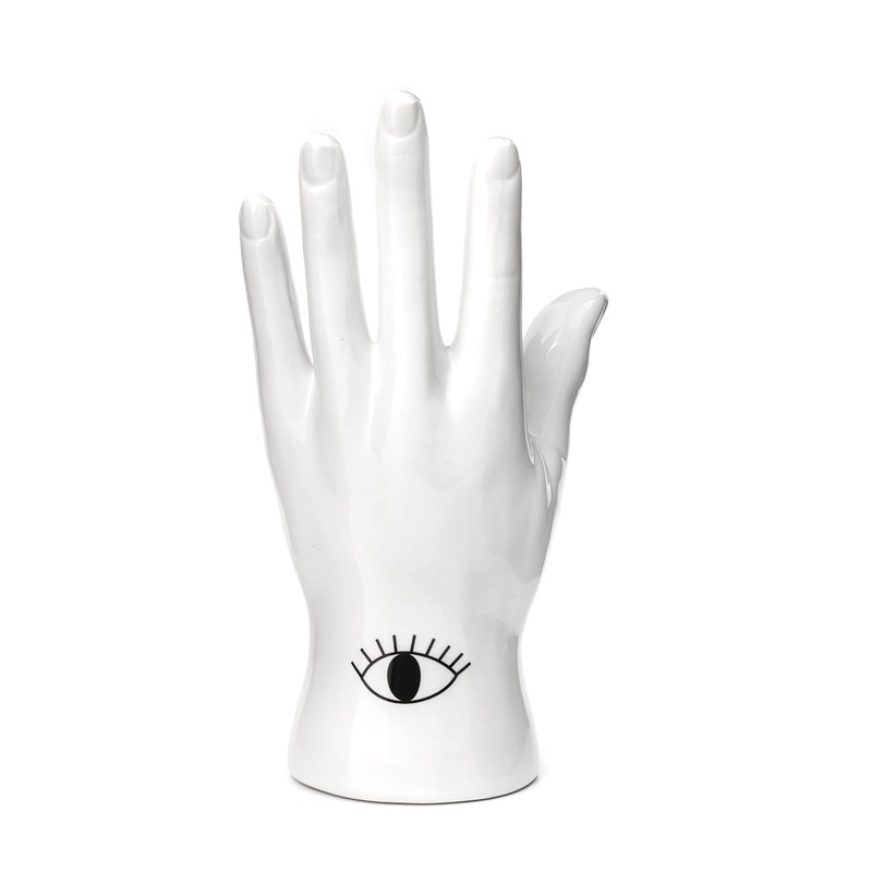 Soporte para joyería Kikkerland JK17 Palm Reader