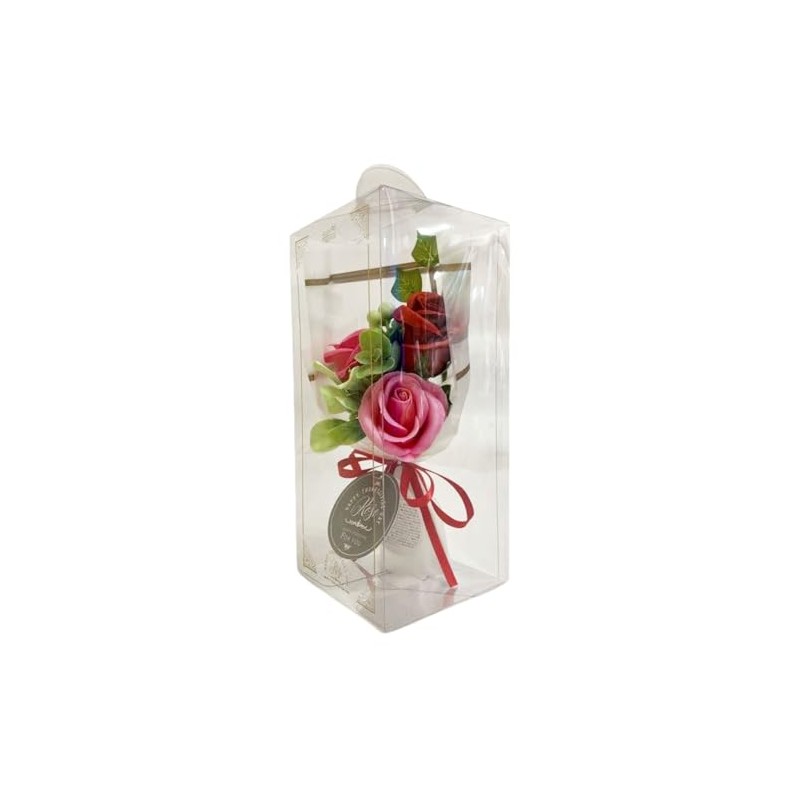 Q-FLA 775789 Soap Flower Bath Salt, Bouquet, Mini Bouquet, Rose