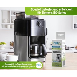 BERLIN PURIFIX Cleaning Tablets – Optimised and Tested for Siemens EQ Series Fully Automatic Coffee Machines – Environmentally Friendly and Made in Germany – 50 x Individually Packed