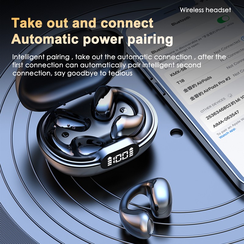 JR05 clip ear low energy consumption long battery life wireless