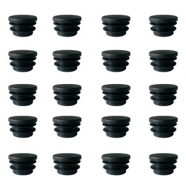 20Pcs Plastic Plug Insert Tubing Post End Caps Chair Leg Floor Protectors Non-Slip Furniture Pads for Hardwood Tile Noise Reduction Scratch Prevention Durable Chair Leg Caps -Round (19MM)