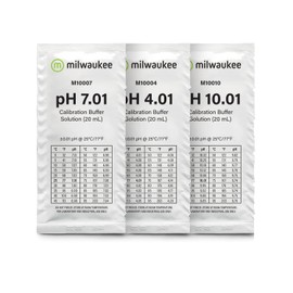 pH Calibration Solution 20 ml pH 4 / pH 7 / pH 10 Buffer Solution Calibration Solution (pH 4+ 7 + 10)